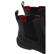 TOMMY HILFIGER OUTDOOR WARM LTH CHEL ΠΑΠΟΥΤΣΙ ΑΝΔΡΙΚΟ BLACK