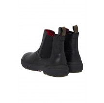 TOMMY HILFIGER OUTDOOR WARM LTH CHEL ΠΑΠΟΥΤΣΙ ΑΝΔΡΙΚΟ BLACK