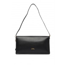 TOMMY HILFIGER CREST LEATHER CONV SHOULDER BAG ΤΣΑΝΤΑ ΓΥΝΑΙΚΕΙΑ BLACK