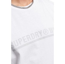 T-SHIRT D1 CODE TECH GRAPHIC ΑΝΔΡΙΚΟ SUPERDRY WHITE