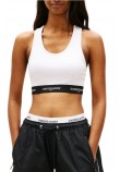 TOMMY JEANS CRP TAPE BRA TOP ΤΟΠ ΓΥΝΑΙΚΕΙΟ ECRU