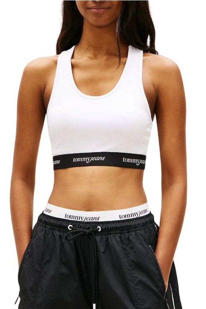 TOMMY JEANS CRP TAPE BRA TOP ΤΟΠ ΓΥΝΑΙΚΕΙΟ ECRU