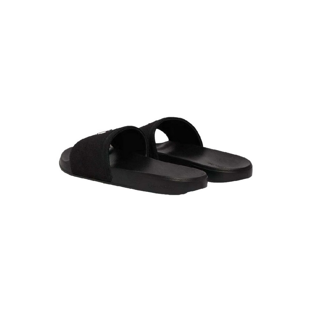 CALVIN KLEIN POOL SLIDE CANVAS HDW ΠΑΝΤΟΦΛΑ ΓΥΝΑΙΚΕΙΑ BLACK/BLACK