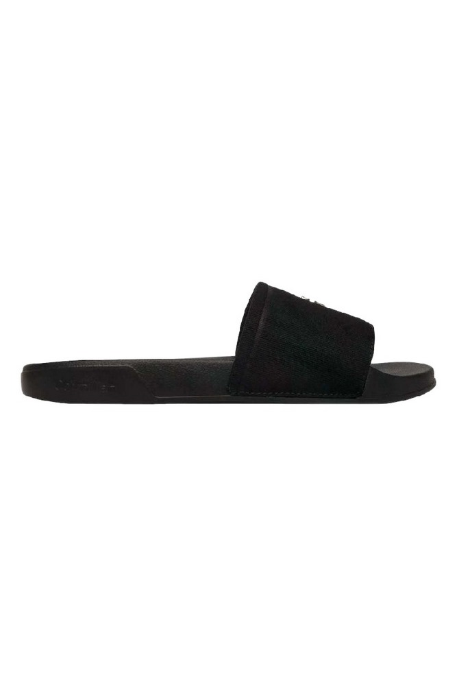 CALVIN KLEIN POOL SLIDE CANVAS HDW ΠΑΝΤΟΦΛΑ ΓΥΝΑΙΚΕΙΑ BLACK/BLACK