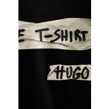 HUGO BOSS NAXTER JERSEY T-SHIRT ΜΠΛΟΥΖΑ ΑΝΔΡΙΚΗ BLACK