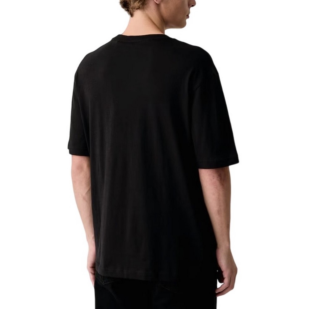 HUGO BOSS NAXTER JERSEY T-SHIRT ΜΠΛΟΥΖΑ ΑΝΔΡΙΚΗ BLACK