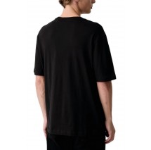 HUGO BOSS NAXTER JERSEY T-SHIRT ΜΠΛΟΥΖΑ ΑΝΔΡΙΚΗ BLACK