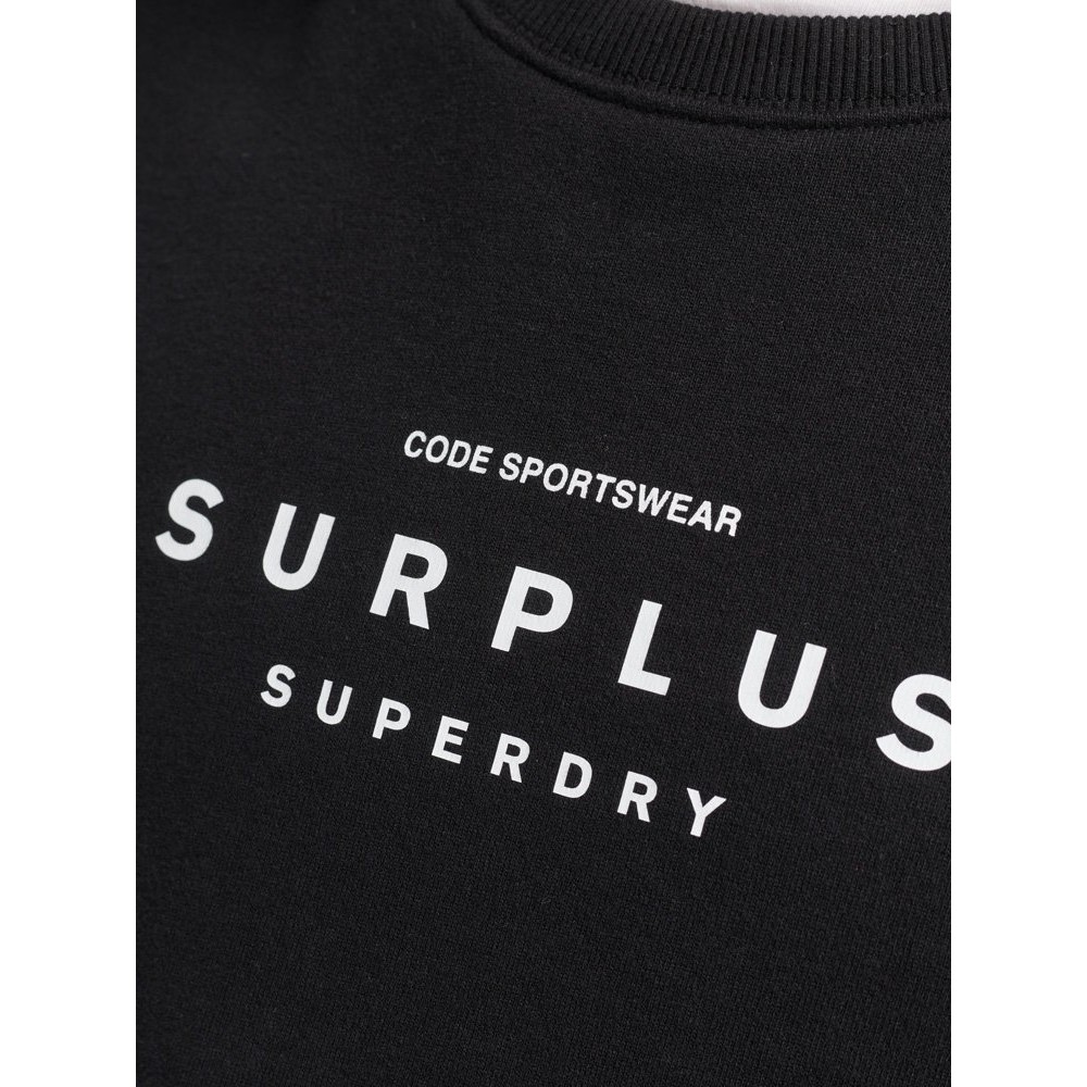 ΜΠΛΟΥΖΑ ΦΟΥΤΕΡ D2 CODE SURPLUS LOOSE ΑΝΔΡΙΚΗ SUPERDRY BLACK