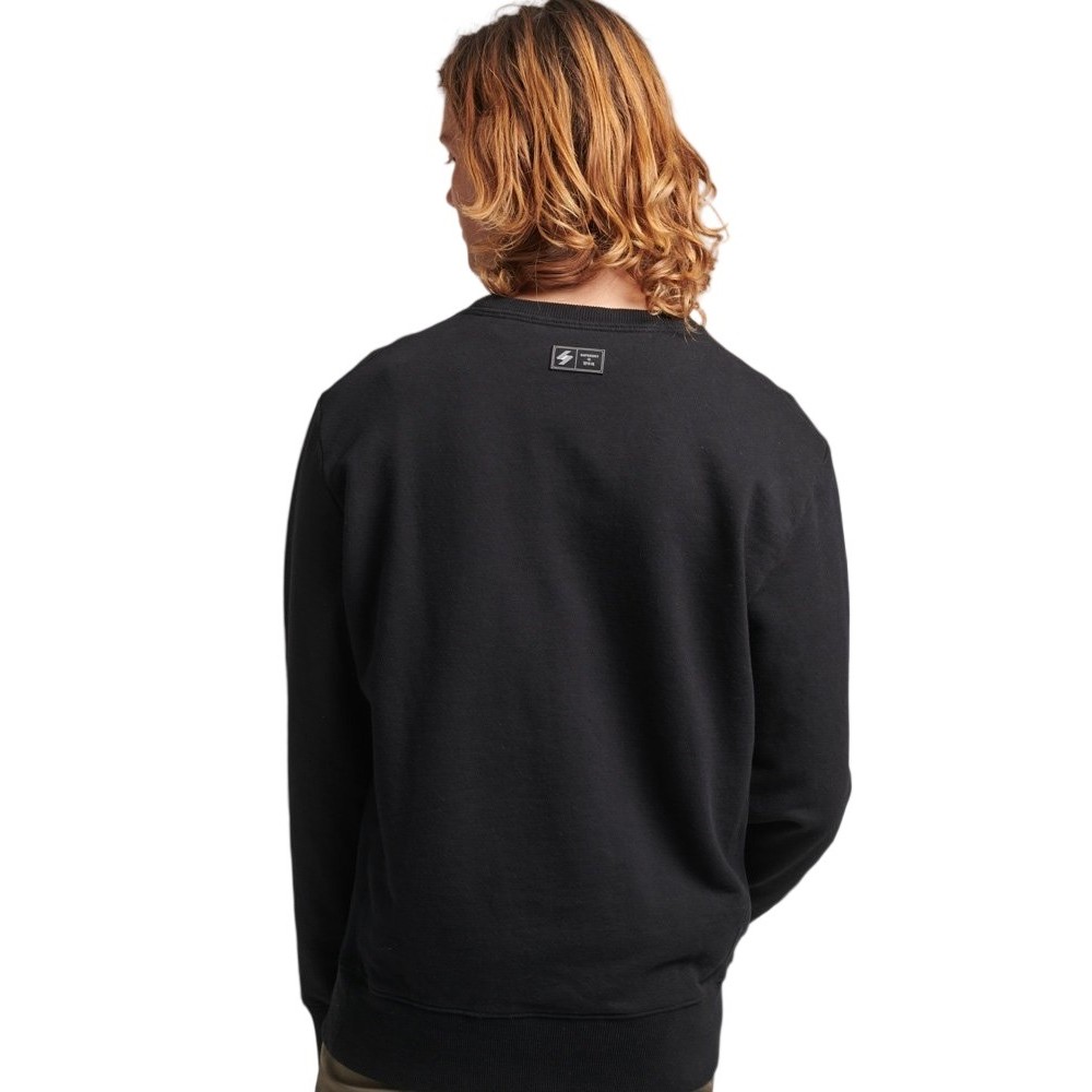 ΜΠΛΟΥΖΑ ΦΟΥΤΕΡ D2 CODE SURPLUS LOOSE ΑΝΔΡΙΚΗ SUPERDRY BLACK