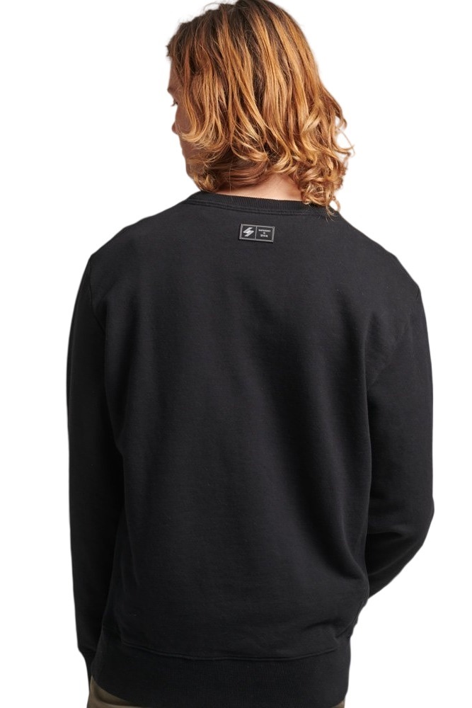 ΜΠΛΟΥΖΑ ΦΟΥΤΕΡ D2 CODE SURPLUS LOOSE ΑΝΔΡΙΚΗ SUPERDRY BLACK