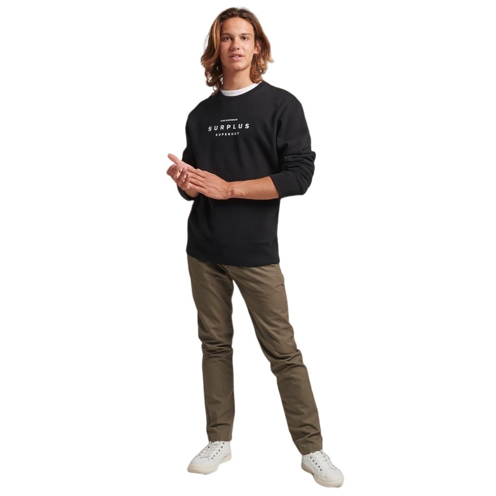 ΜΠΛΟΥΖΑ ΦΟΥΤΕΡ D2 CODE SURPLUS LOOSE ΑΝΔΡΙΚΗ SUPERDRY BLACK
