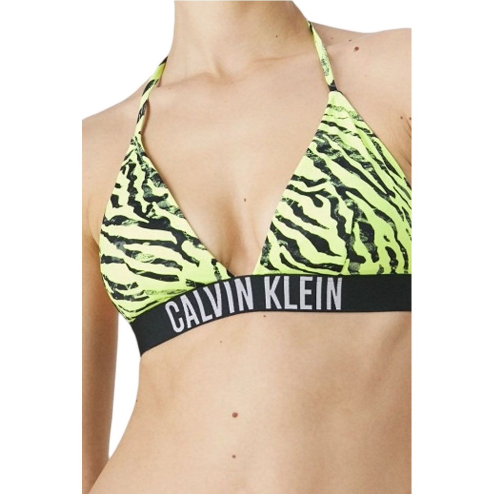 CALVIN KLEIN TRIANGLE ΜΑΓΙΟ ΓΥΝΑΙΚΕΙΟ LIME