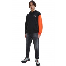 CALVIN KLEIN JEANS STAKED COLORBLOCK HOODIE ΜΠΛΟΥΖΑ ΦΟΥΤΕΡ ΑΝΔΡΙΚΗ BLACK