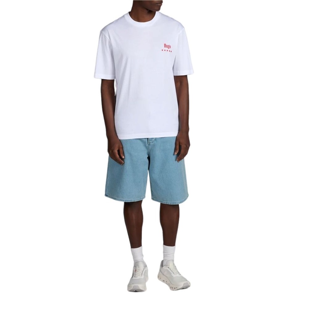 HUGO BOSS JEANS MASON/S ΤΖΙΝ ΒΕΡΜΟΥΔΑ ΑΝΔΡΙΚΗ DENIM LIGHT