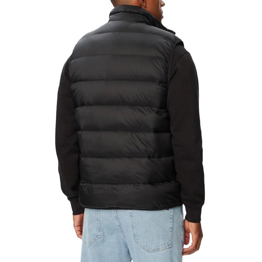 TOMMY JEANS LIGHT DOWN VEST EXT ΑΜΑΝΙΚΟ ΜΠΟΥΦΑΝ ΑΝΔΡΙΚΟ BLACK