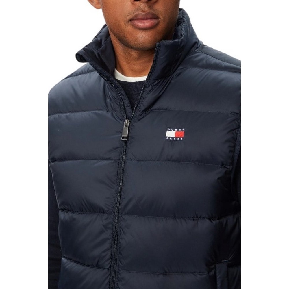 TOMMY JEANS LIGHT DOWN VEST EXT ΑΜΑΝΙΚΟ ΜΠΟΥΦΑΝ ΑΝΔΡΙΚΟ NAVY