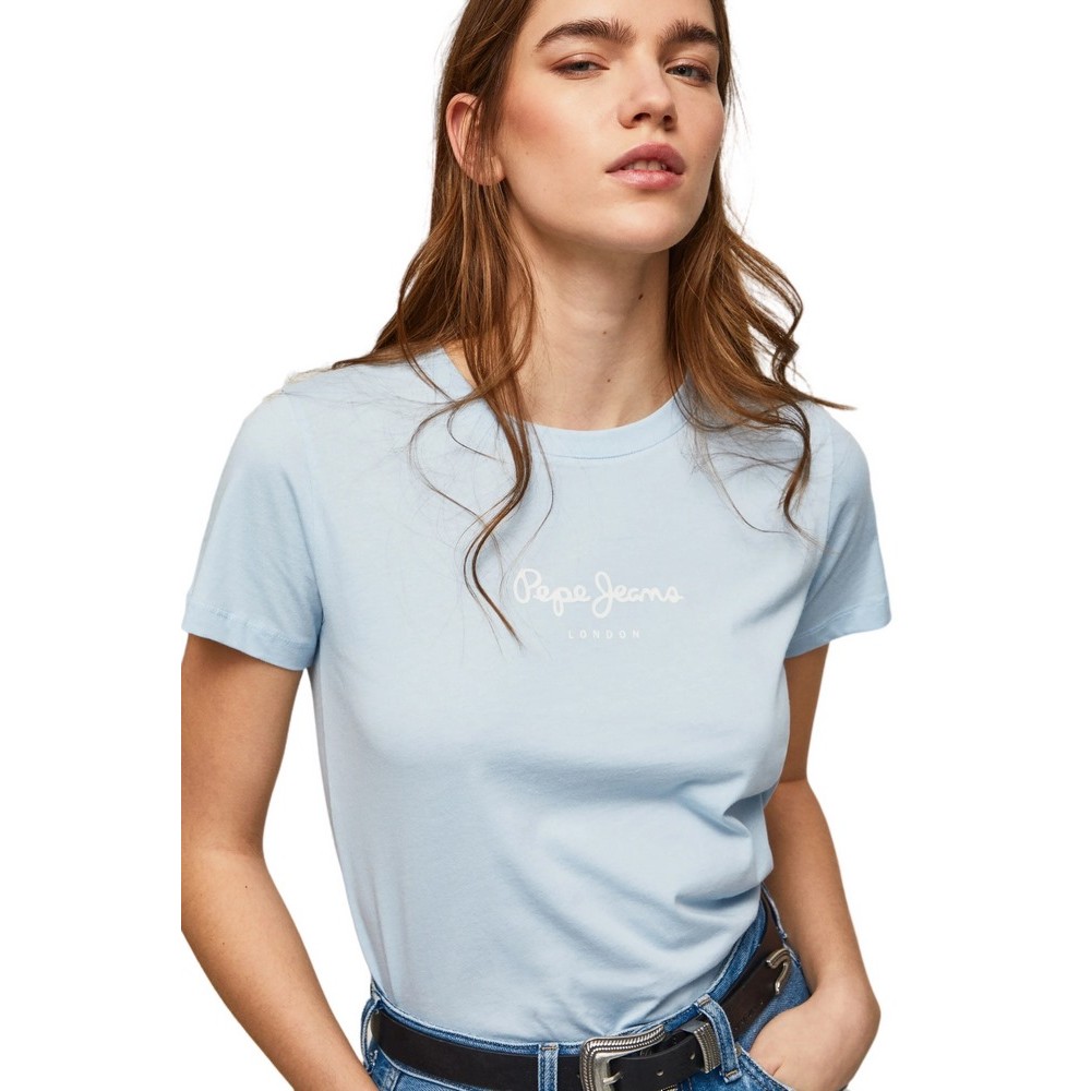 PEPE JEANS WENDY T-SHIRT ΓΥΝΑΙΚΕΙΟ SKY