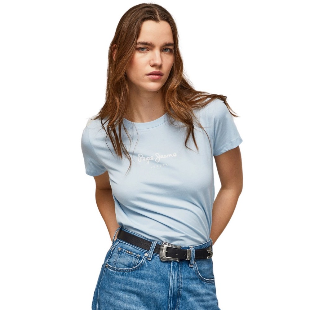 PEPE JEANS WENDY T-SHIRT ΓΥΝΑΙΚΕΙΟ SKY