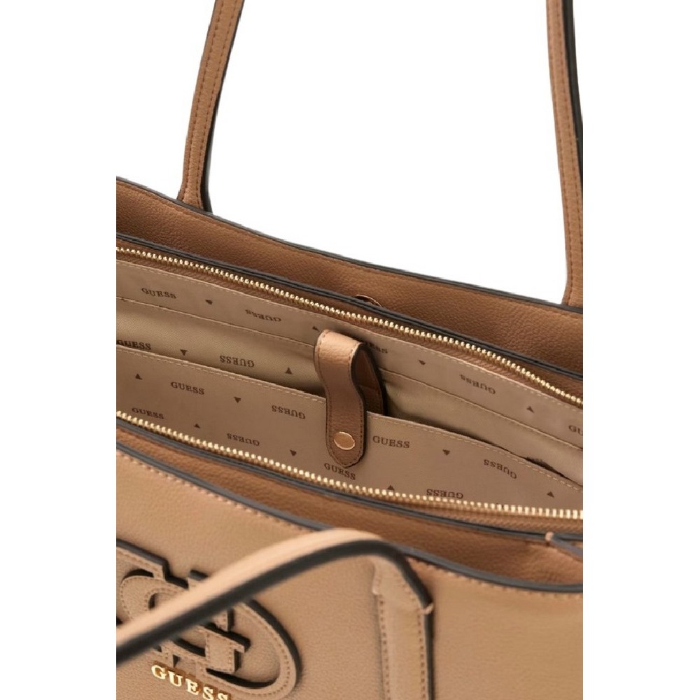 GUESS ISOLA MULTI COMP TOTE ΤΣΑΝΤΑ ΓΥΝΑΙΚΕΙΑ BEIGE