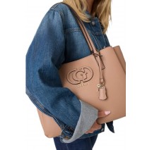GUESS ISOLA MULTI COMP TOTE ΤΣΑΝΤΑ ΓΥΝΑΙΚΕΙΑ BEIGE