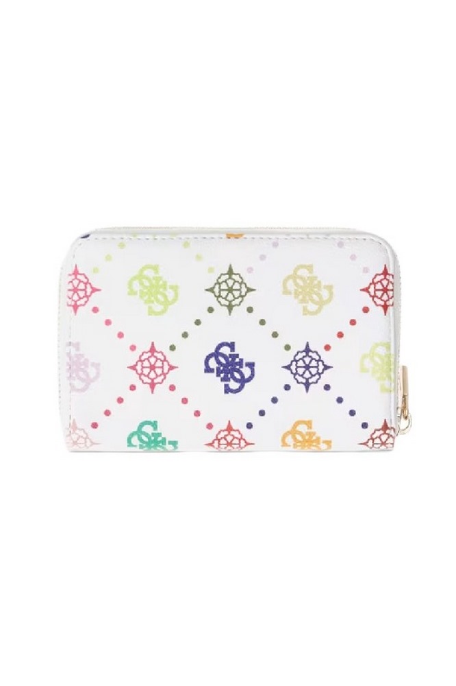 GUESS EMELIE LOGO SLG MED ZIP AROUND ΠΟΡΤΟΦΟΛΙ ΓΥΝΑΙΚΕΙΟ MULTI