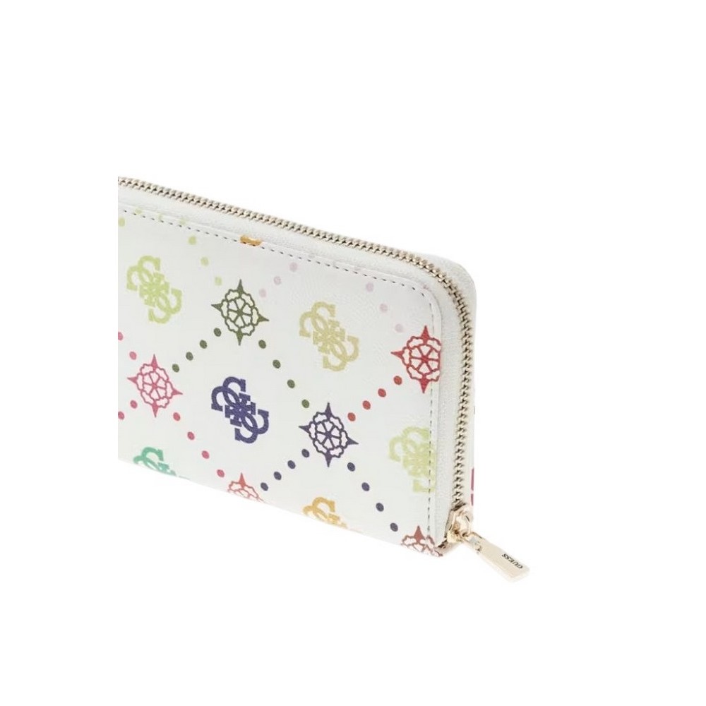GUESS EMELIE LOGO SLG MED ZIP AROUND ΠΟΡΤΟΦΟΛΙ ΓΥΝΑΙΚΕΙΟ MULTI