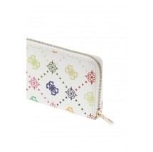 GUESS EMELIE LOGO SLG MED ZIP AROUND ΠΟΡΤΟΦΟΛΙ ΓΥΝΑΙΚΕΙΟ MULTI