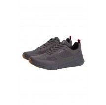 TOMMY HILFIGER LIGHT KNITTED HILFIGER RUNNER ΠΑΠΟΥΤΣΙ ΑΝΔΡΙΚΟ DARK GREY