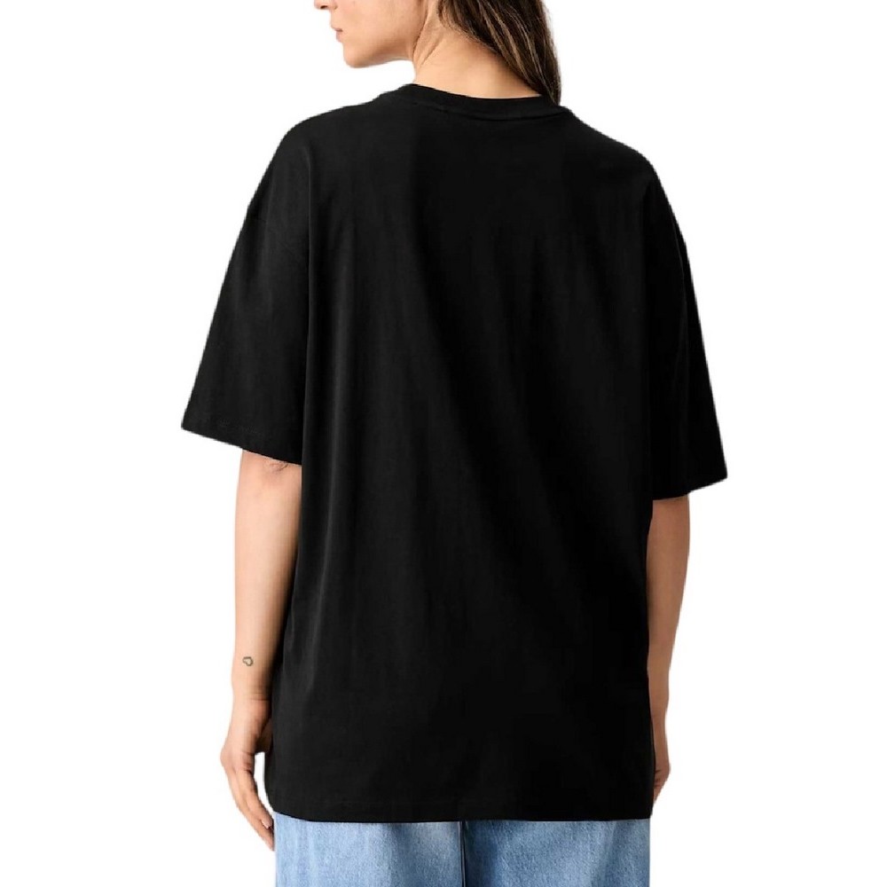 HUGO BOSS OVERSIZED TEE JERSEY T-SHIRT ΜΠΛΟΥΖΑ ΓΥΝΑΙΚΕΙΑ BLACK
