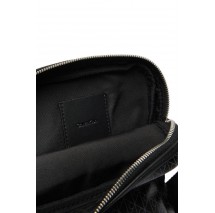 CALVIN KLEIN EMBLEM AOP COATED SLIM REPORTER ΤΣΑΝΤΑ ΑΝΔΡΙΚΗ BLACK