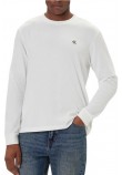 CALVIN KLEIN JEANS LS EASY MONOGRAM TEE ΜΠΛΟΥΖΑ ΑΝΔΡΙΚΗ WHITE