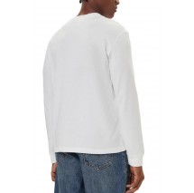 CALVIN KLEIN JEANS LS EASY MONOGRAM TEE ΜΠΛΟΥΖΑ ΑΝΔΡΙΚΗ WHITE