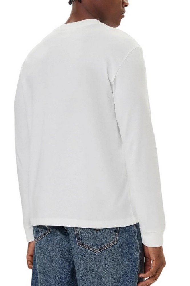 CALVIN KLEIN JEANS LS EASY MONOGRAM TEE ΜΠΛΟΥΖΑ ΑΝΔΡΙΚΗ WHITE