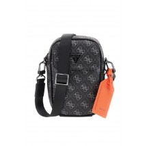 GUESS MILANO CROSSBODY MICRO HMMILOP5425 ΤΣΑΝΤΑ ΑΝΔΡΙΚΗ BLACK/GREY