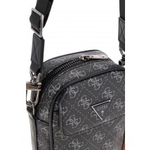 GUESS MILANO CROSSBODY MICRO HMMILOP5425 ΤΣΑΝΤΑ ΑΝΔΡΙΚΗ BLACK/GREY