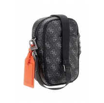 GUESS MILANO CROSSBODY MICRO HMMILOP5425 ΤΣΑΝΤΑ ΑΝΔΡΙΚΗ BLACK/GREY