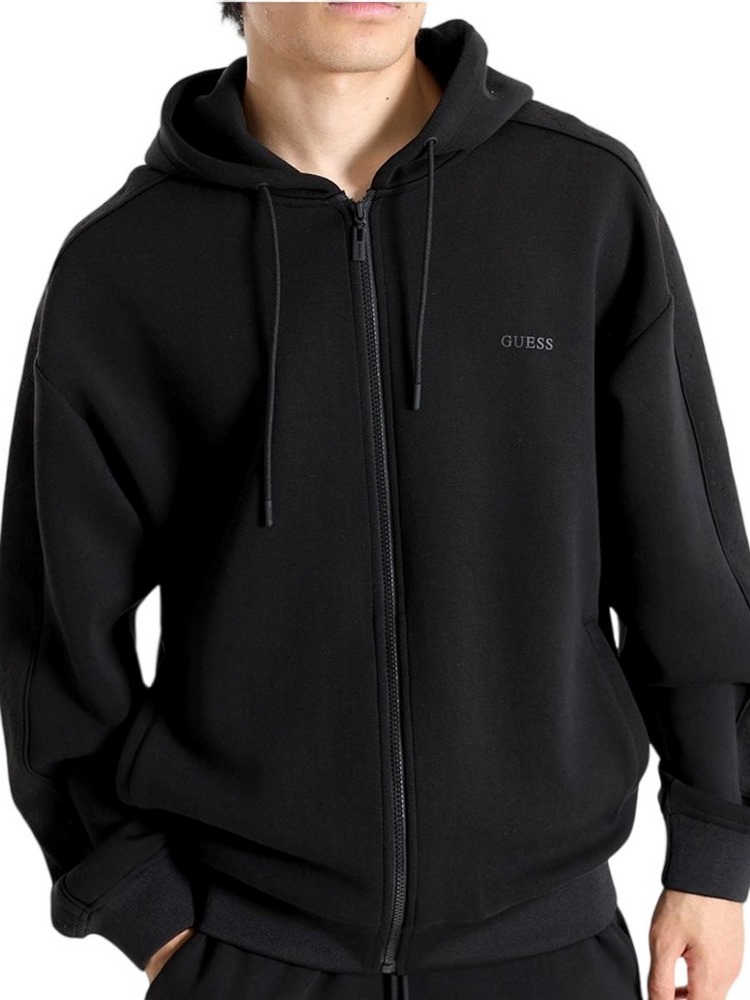 GUESS KENNETH FULL ZIP HOODIE SWEATS ΖΑΚΕΤΑ ΦΟΥΤΕΡ ΑΝΔΡΙΚΗ BLACK