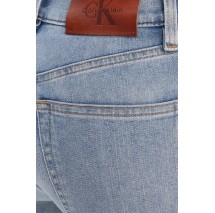 CALVIN KLEIN JEANS EU HIGH RISE STRAIGHT BLUE RAIN ΠΑΝΤΕΛΟΝΙ ΓΥΝΑΙΚΕΙΟ LIGHT DENIM