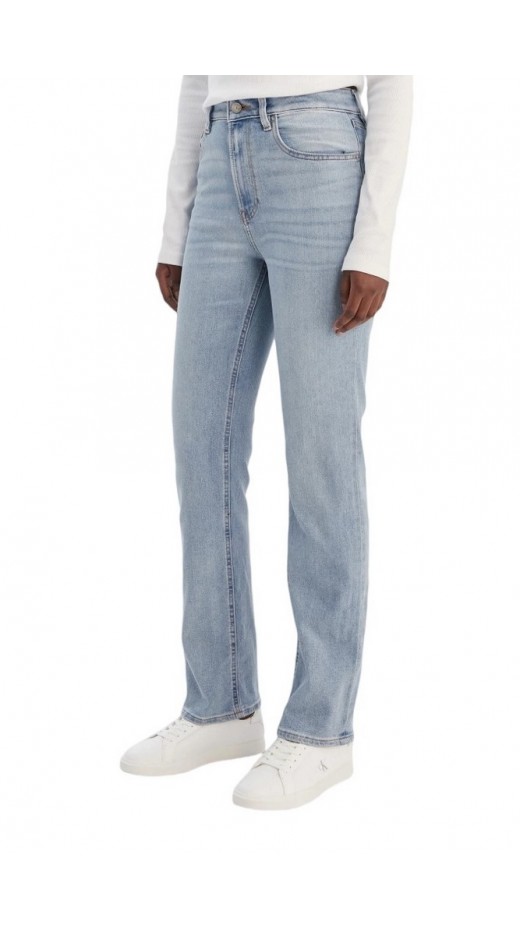 CALVIN KLEIN JEANS EU HIGH RISE STRAIGHT BLUE RAIN ΠΑΝΤΕΛΟΝΙ ΓΥΝΑΙΚΕΙΟ LIGHT DENIM