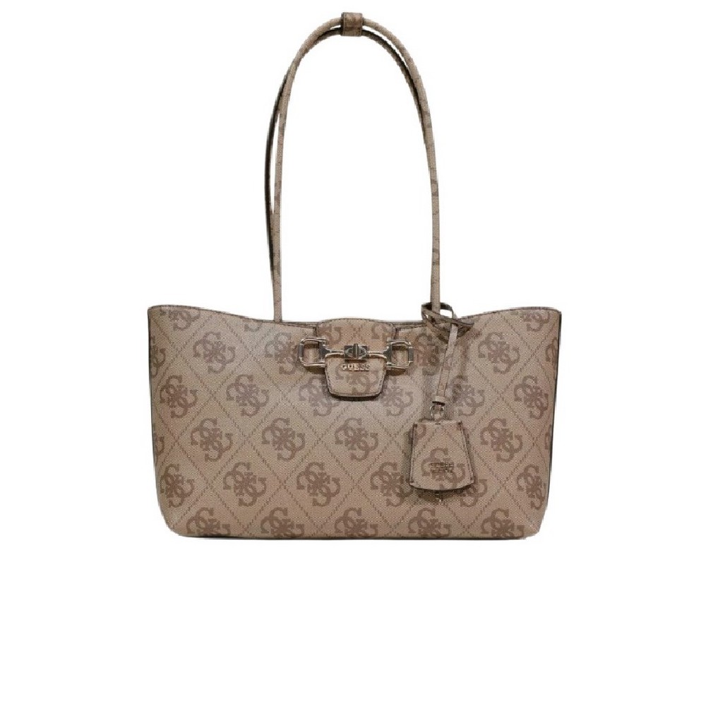 GUESS JANIE LOGO GIRLFRIEND CARRYALL ΤΣΑΝΤΑ ΓΥΝΑΙΚΕΙΑ LATTE