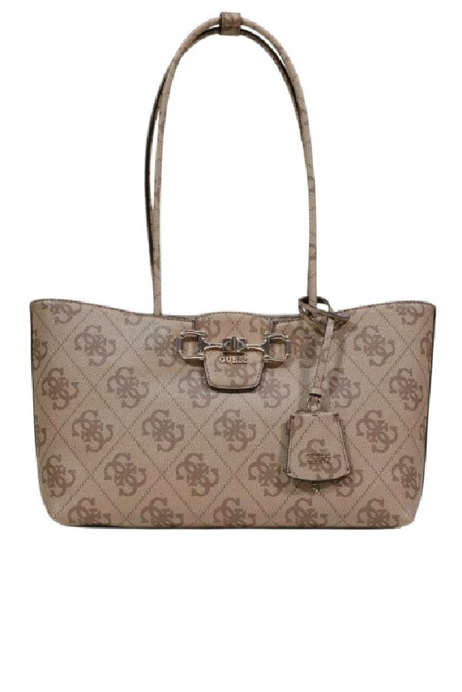 GUESS JANIE LOGO GIRLFRIEND CARRYALL ΤΣΑΝΤΑ ΓΥΝΑΙΚΕΙΑ LATTE