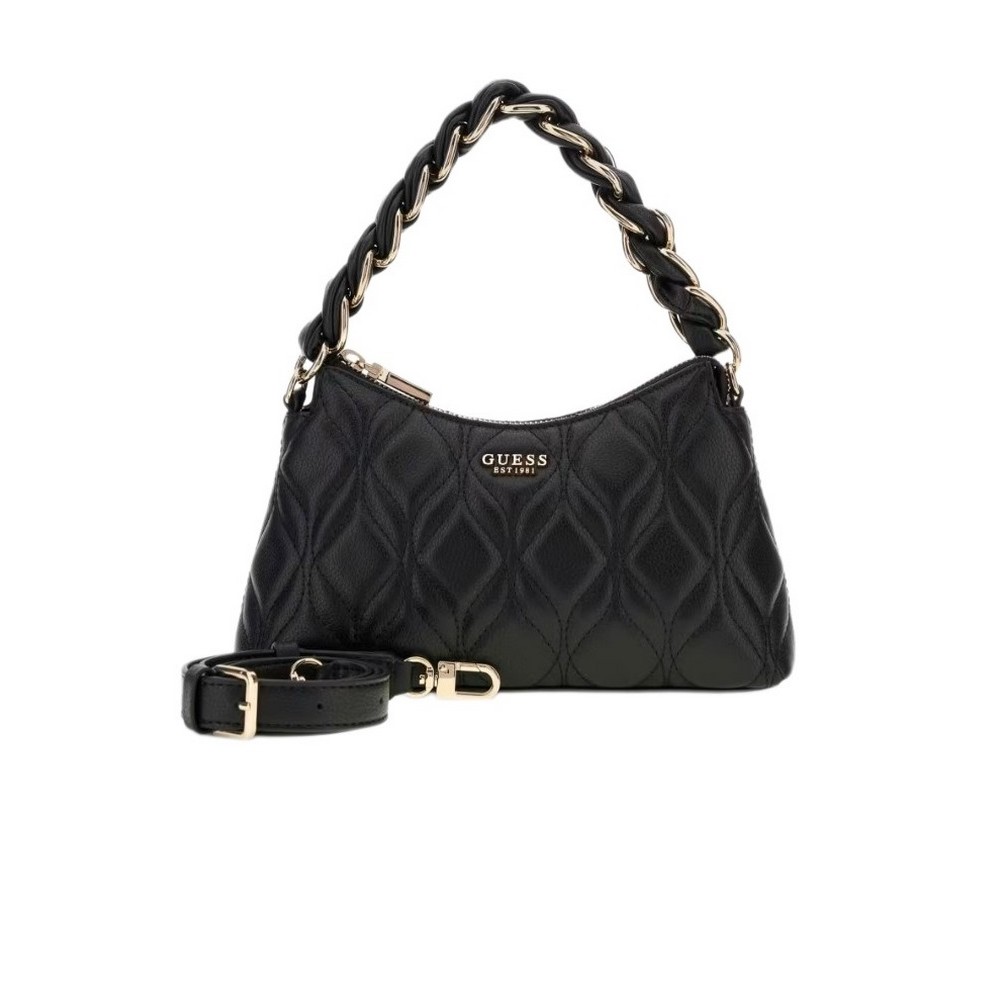 GUESS MAXINE MINI SHOULDER BAG ΤΣΑΝΤΑ ΓΥΝΑΙΚΕΙΑ BLACK