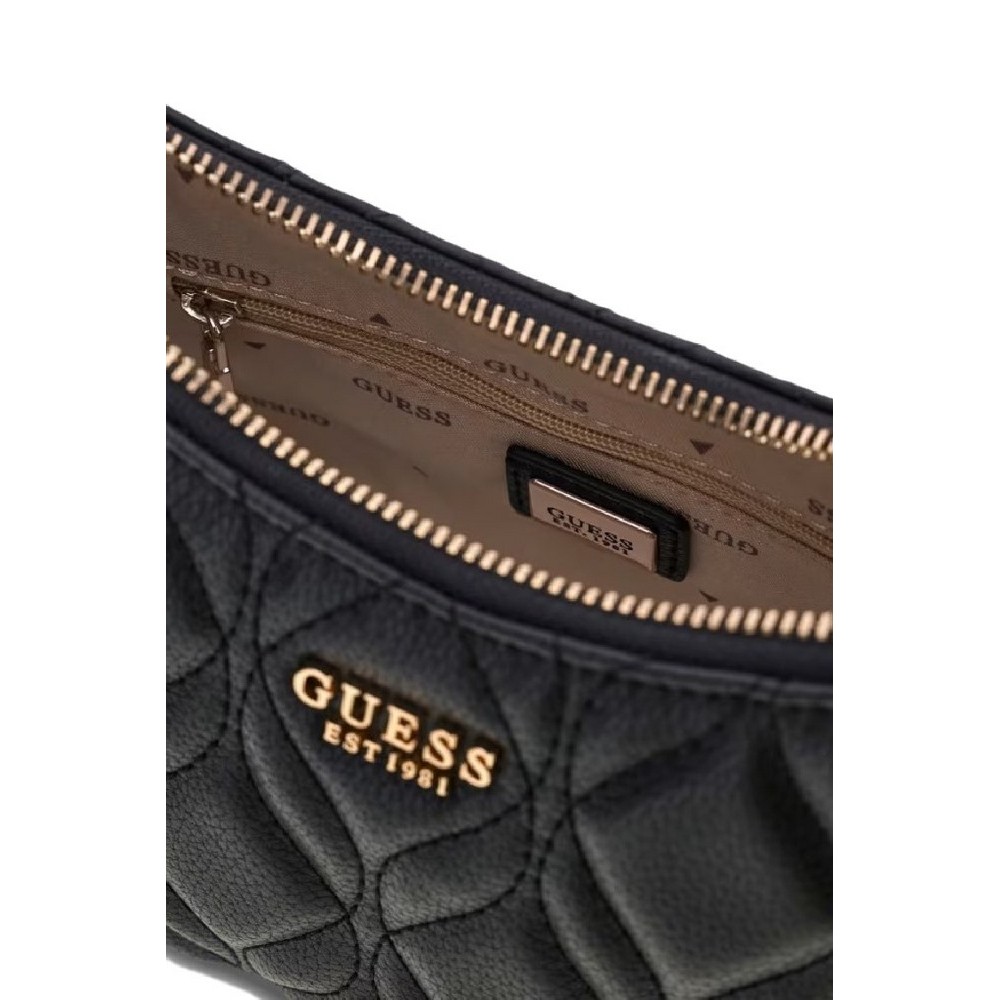 GUESS MAXINE MINI SHOULDER BAG ΤΣΑΝΤΑ ΓΥΝΑΙΚΕΙΑ BLACK