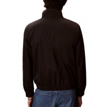 CALVIN KLEIN LS NYLON STAND COLLAR WINDBREAKER ΜΠΟΥΦΑΝ ΑΝΔΡΙΚΟ BLACK