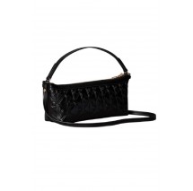 CALVIN KLEIN EMBLEM AOP DEBOSSED ELONGATED ΤΣΑΝΤΑ ΓΥΝΑΙΚΕΙΑ BLACK