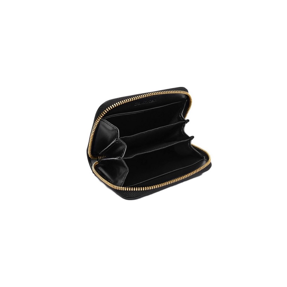 CALVIN KLEIN BOLD CK MEDIUM BIFOLD ΠΟΡΤΟΦΟΛΙ ΓΥΝΑΙΚΕΙΟ BLACK