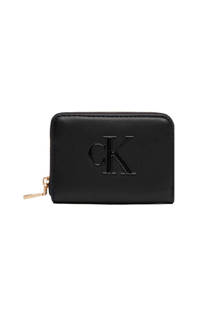 CALVIN KLEIN BOLD CK MEDIUM BIFOLD ΠΟΡΤΟΦΟΛΙ ΓΥΝΑΙΚΕΙΟ BLACK