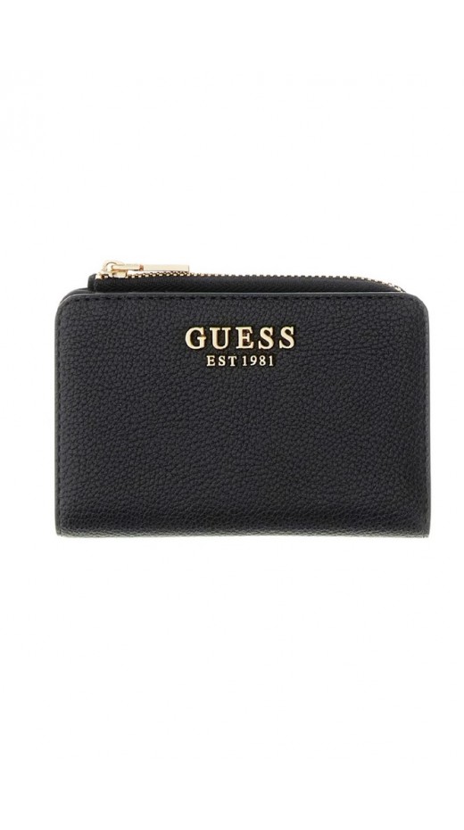 GUESS LAUREL II SLG MED ZIP AROUND ΠΟΡΤΟΦΟΛΙ ΓΥΝΑΙΚΕΙΟ BLACK