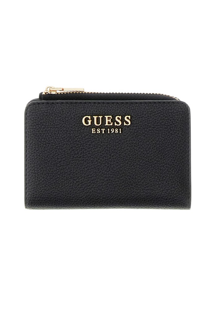 GUESS LAUREL II SLG MED ZIP AROUND ΠΟΡΤΟΦΟΛΙ ΓΥΝΑΙΚΕΙΟ BLACK