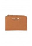 GUESS LAUREL II SLG MED ZIP AROUND ΠΟΡΤΟΦΟΛΙ ΓΥΝΑΙΚΕΙΟ COGNAC